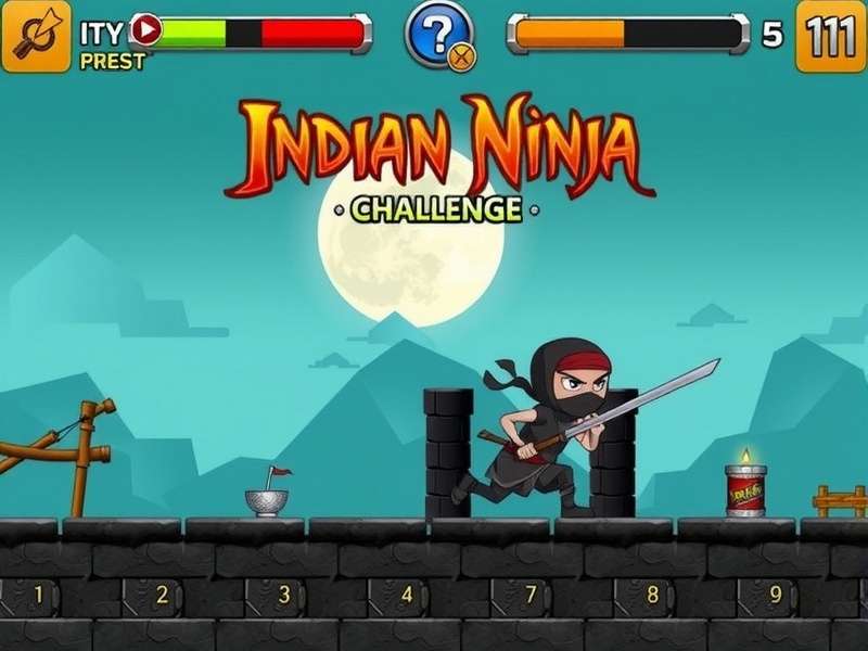 Indian Ninja Challenge Game Features