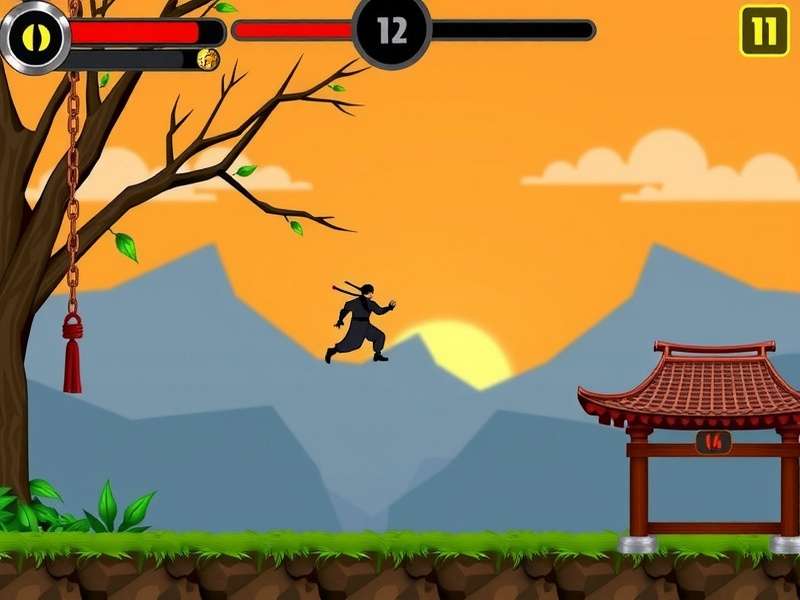 Indian Ninja Challenge Game Screenshot